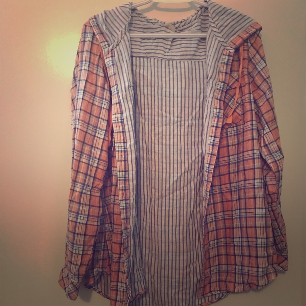 Hooded flannel NWT